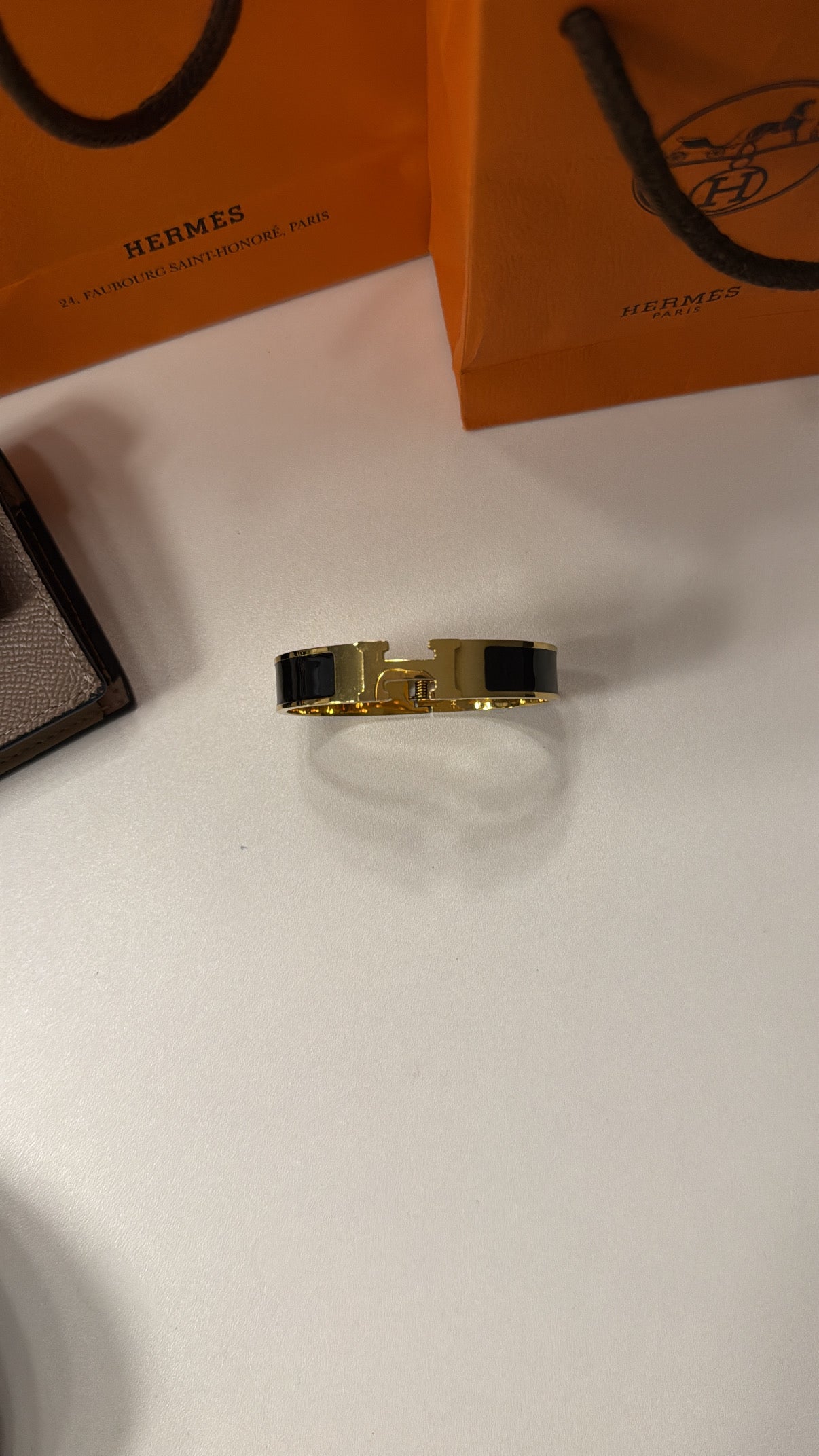 Bracelet H noir