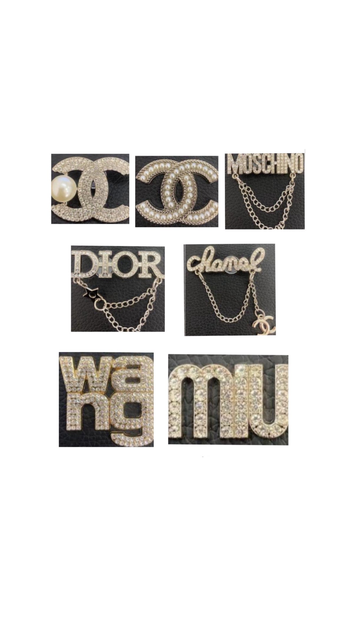 Pins luxe métal