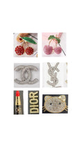 Pins luxe métal